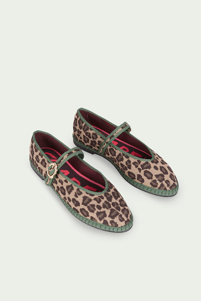 PIERRE LEOPARD GREEN