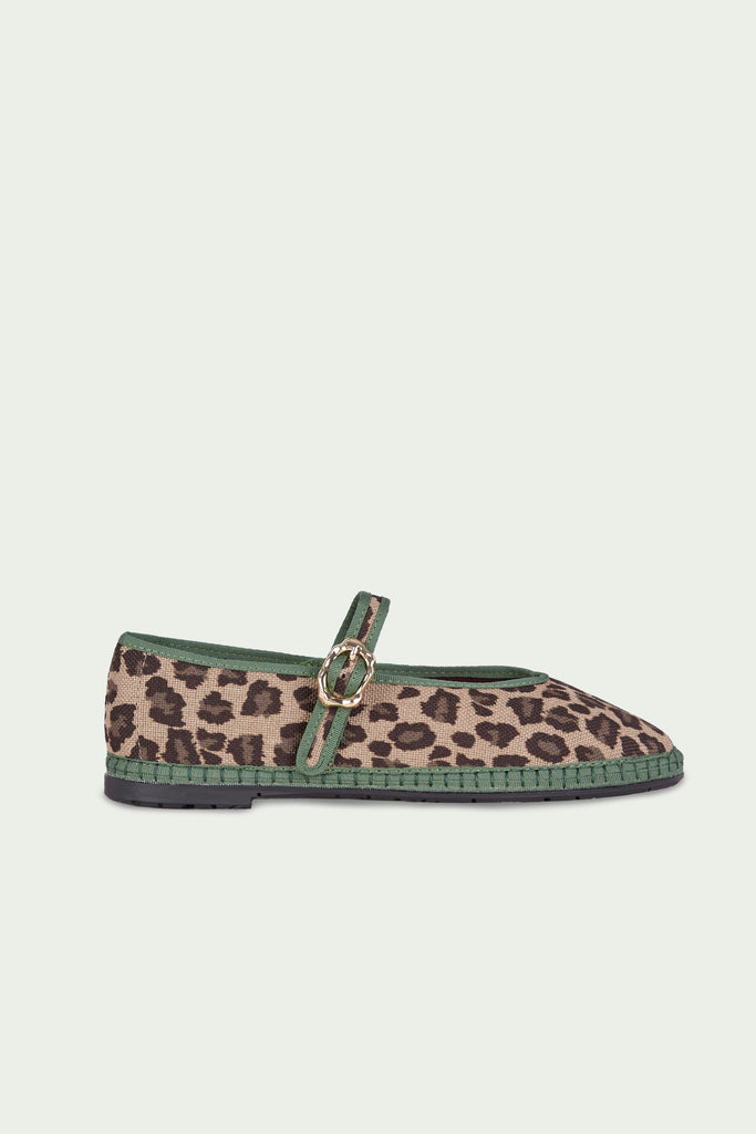 PIERRE LEOPARD GREEN