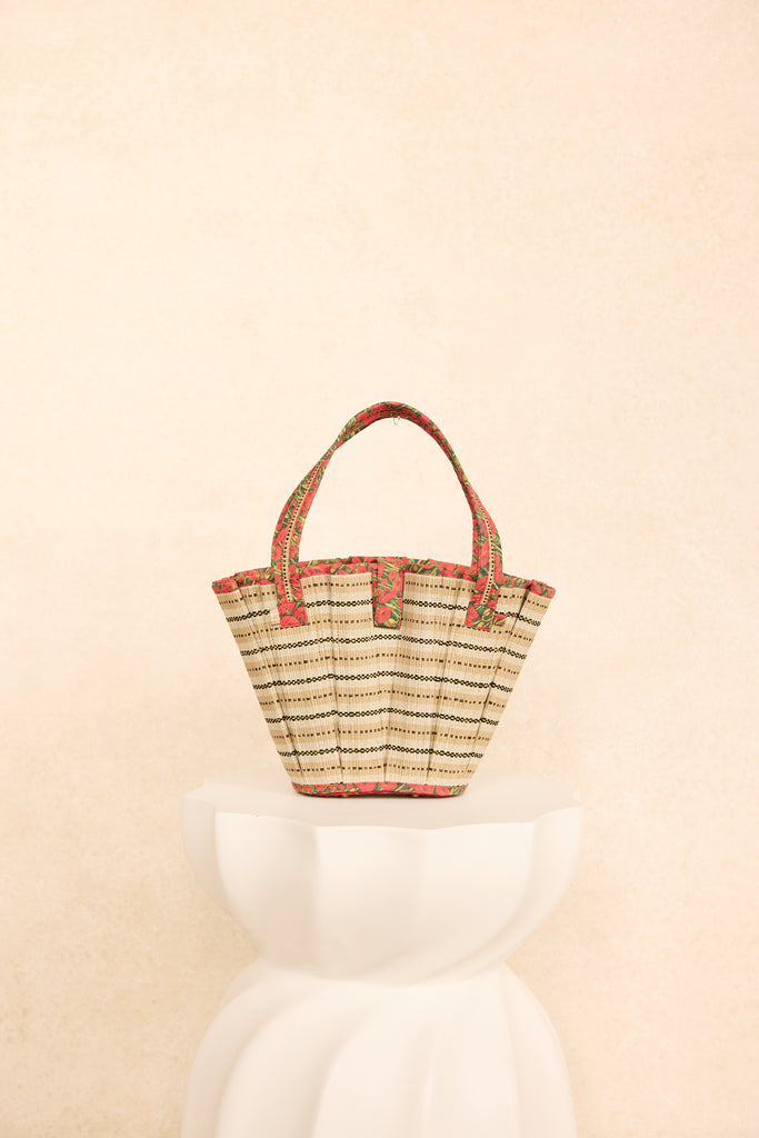 Palace Of Poppies- Mini Tropez Tote