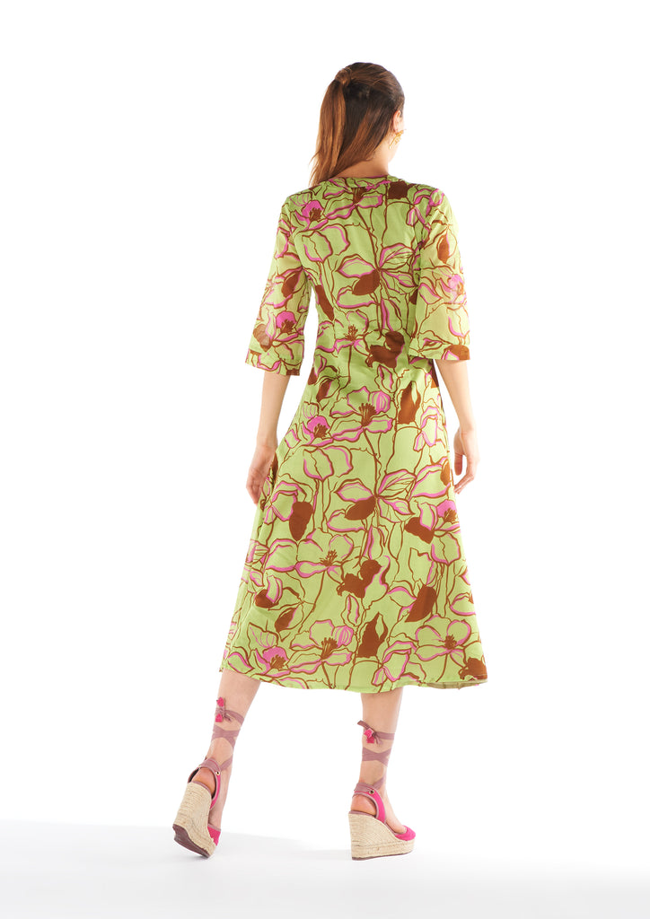 Yao Green Kaftan