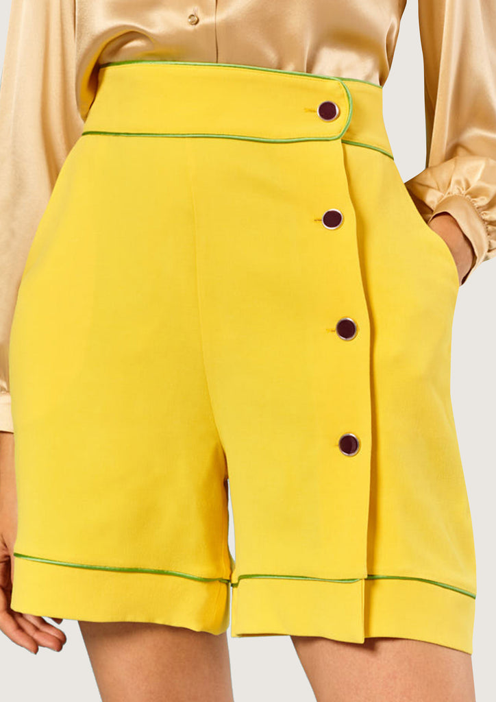 Golf Yellow Shorts