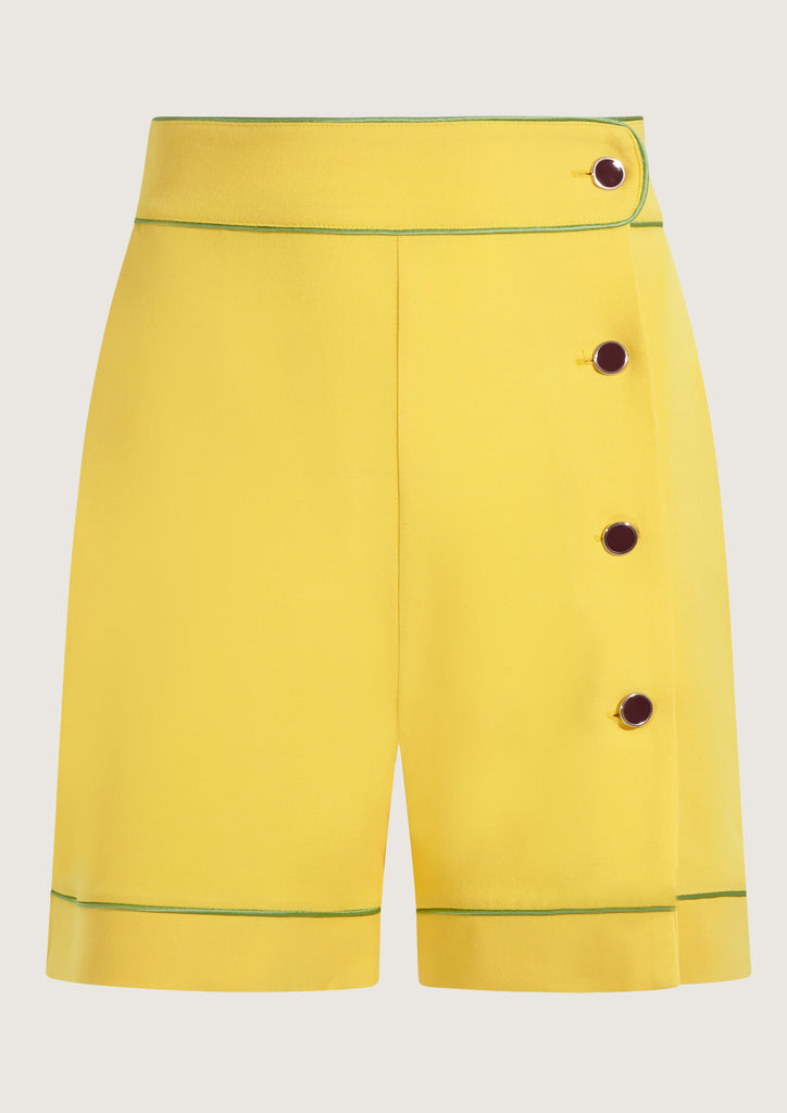 Golf Yellow Shorts